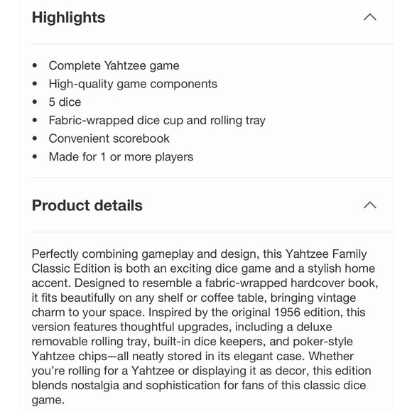 Yahtzee Game - Hearth & Hand with Magnolia NEW RARE! - Picture 6 of 7